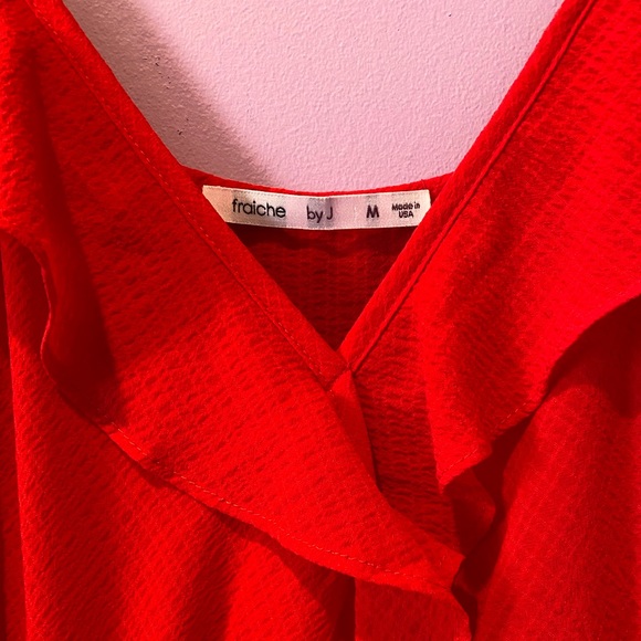 Cold Should Ruffle Wrap Dress - Picture 4 of 10